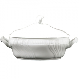 Ginori Vecchio Ginori White Tureen w/ Cover